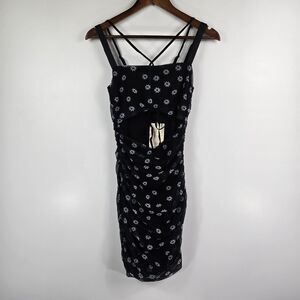 Choosy Women's Size XS Daisy Cutout Whimsygoth Bodycon Dress NWT